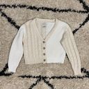 Joie Two Toned Button Down Cardigan Sweater Photo 9