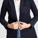 Frame Navy Variegated Corduroy Blazer Photo 3