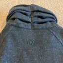 Lululemon  Women’s Grey Glitter Cuddle Up Jacket/Sweatshirt Zip-up, Size 8 Photo 6