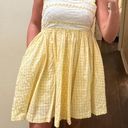 Mabel Yellow Gingham Dress Photo 1