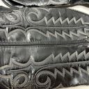 Laredo Black Leather Cowboy Western Boots Photo 2