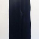 St. John  Caviar Black Wide Leg Pull On Pants Photo 4