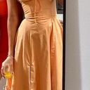 House Of CB  Carmen Midi Dress in Tangerine XS Photo 2