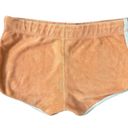 Bebe Vintage Y2K 90s  Sport Low Rise Terry Cloth Shorts Tangerine Small Logo USA Photo 1