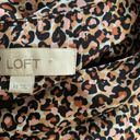 Loft Leopard Print Long Sleeve Scoop Neck Dress in a size XS Photo 3