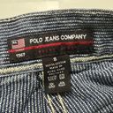 Polo  Jeans Company Ralph Lauren Navy Blue Uniform Basics Striped Shorts Size 8 Photo 4