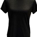 Felina  Black Cotton Short Sleeve Shirt Medium NWT Photo 0