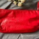 Chateau  Red rushed brand new super cute Ringlot wristlet Photo 2