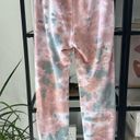 Nike  Pleated Reverse Tie Dye High Rise Terry Lined Full Length Joggers Size XS Photo 3