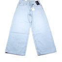 Levi's Levi’s Premium Baggy High Water Wide Leg Cropped Jeans Size 27 x 26 Light Wash Photo 1