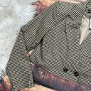 Pretty Little Thing  Brown Boxy Cropped Blazer Jacket 10 Photo 2