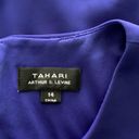 Tahari arthur s levine dress Royal Blue Dress Sz 14 Photo 3