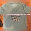 United by Blue NEW  "Save Our Seas" Mint Green V Neck Short Sleeve Tee Small Photo 5