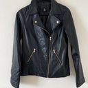 Art Class Faux Leather Jacket Photo 2