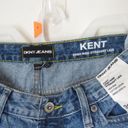 DKNY JEAN KENT HIGH RISE STRAIGHT LEG RAW HEM COTTON ANKLE LENGTH Photo 8