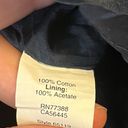 J.Crew  Dress Navy Blue 100% Cotton One-Shoulder Cocktail/ Prom Dress Sz 4 EUC Photo 6