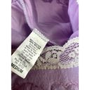 Erika  Loren New York Purple Lace trim USA Lightweight Long Sleeve Nightgown M Photo 4