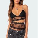 Edikted Spice Cutout Lace Tank top Photo 0