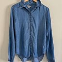 Paper Crane ETHEREAL by  denim tencel chambray button front collar shirt Photo 0