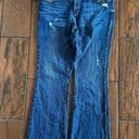 Dear John  Women’s Jaxtyn Bootcut St Tropez‎  Distressed Raw Hem Jeans Size 31x32 Photo 2