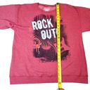 Hanes Unisex  ROCK OUT SWEATER  SIZE 2XL RED Photo 2