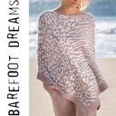 Barefoot Dreams ✨ CozyChic Ultra Lite Ocean Breeze Poncho Rose Animal Print✨ Photo 1