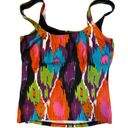 Gottex  Women’s Multi Colored Swim Tank Top Size 6 Photo 1