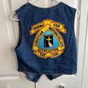 Vintage Sunbelt Christian Motorcyclists Association denim vest size medium Photo 3