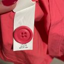 Kate Spade  Shore Thing Button Back Peach Sherbet Peplum Top Coral- Size 6 Photo 7