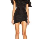 Alexis  Benicia Sheath in Black XLarge Womens Ruffle Cocktail Mini Photo 0