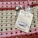 a.n.a Crochet Sweater Vest Tank Top Button Front Boho NWT Muted Earthy Tones XL Pink Photo 3