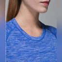 Lululemon  Run Swiftly Tech Short Sleeve Crew Top Heathered Blue Size 6 Photo 7