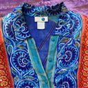 Gottex Vintage 80s  Mediterranean Abstract Colorful Button Up Shirt Dress Photo 1