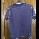 ROBERT GRAHAM Polo Shirt Women's size Medium Blue‎ Photo 2