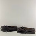 Mudd Vintage Y2K 2000s Dark Brown Faux Leather Preppy Mary Jane Slip On Flats Photo 9