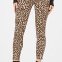 POL  Cheetah Print Twill Skinny Pants Photo 0