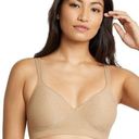 Revolution NWT Bali Comfort  Wireless Bra DF3463 Full COverage Beige 36DD / 36E Photo 0