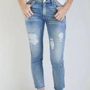 Edge AMO Stix Crop in Spin the Bottle Destroyed Raw  Jeans size 26 Photo 0