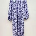 Hill House  The Simone Dress in Lilac Tonal Floral size Large NWT Photo 0