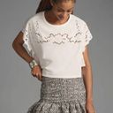 Pilcro Anthropologie White Eyelet Tee Photo 0