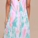 Lulus Watercolor Maxi Dress Photo 1