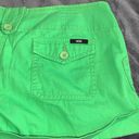 Kermit green  short shorts Vans off the wall size 7. 4 pockets!! Photo 5