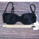 Good American NEW Black Ruched Demi Cup Bikini Top / Swimsuit top Photo 4