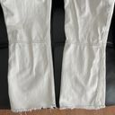 Topshop Boutique Straight Leg Jeans with Frayed Hems and Contrast Stitching Photo 6