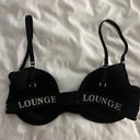 Lounge Underwear Black Loungewear Bra Photo 1