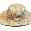 BP NWOT  Nordstrom Multicolor Woven Straw Hat One Size ~ Photo 0