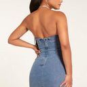 Mini Denim Dress Size M Photo 2