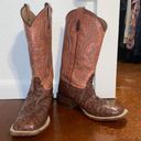 Tony Lama San Saba Vintage Full Quill Ostrich Cowboy Boots - Square Toe Photo 0