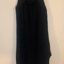 Michael Stars  Tank High Low Gauze Coverup Dress Black Size Large Photo 0