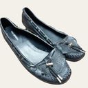 Via Spiga  Women’s Black Leather Flat Loafers Size  8.5 Photo 0